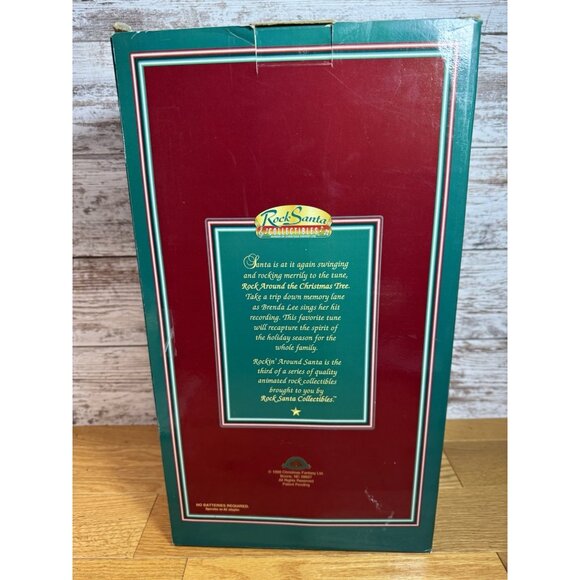 Rockin' Dancing Santa 17" Rocking Around The Christmas Tree 1999 Tested WORKS - Picture 12 of 13